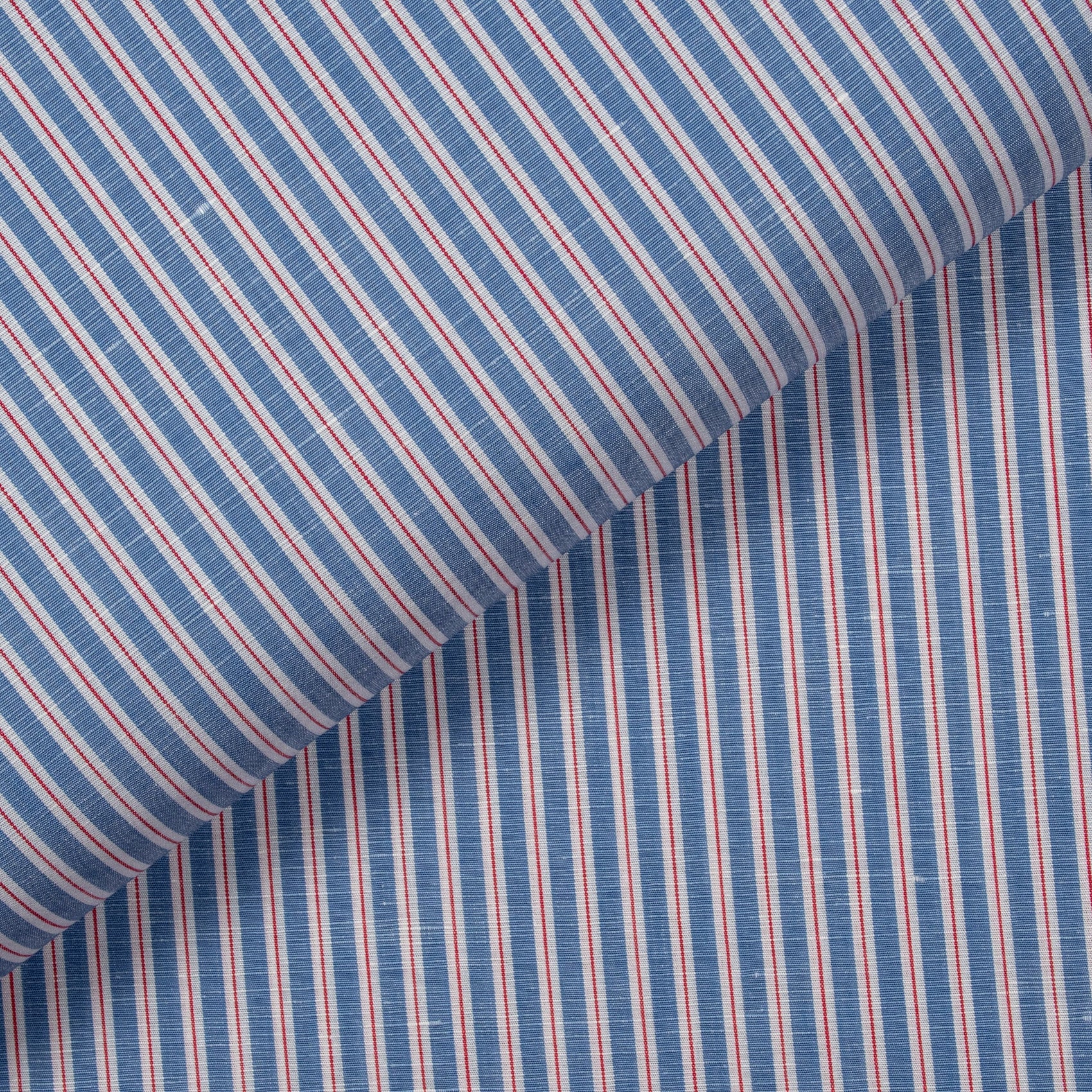 Linda Meander 71 Multi - stripes Cotton/Linen Blend Shirt MFA2116 - Yeossal & Co