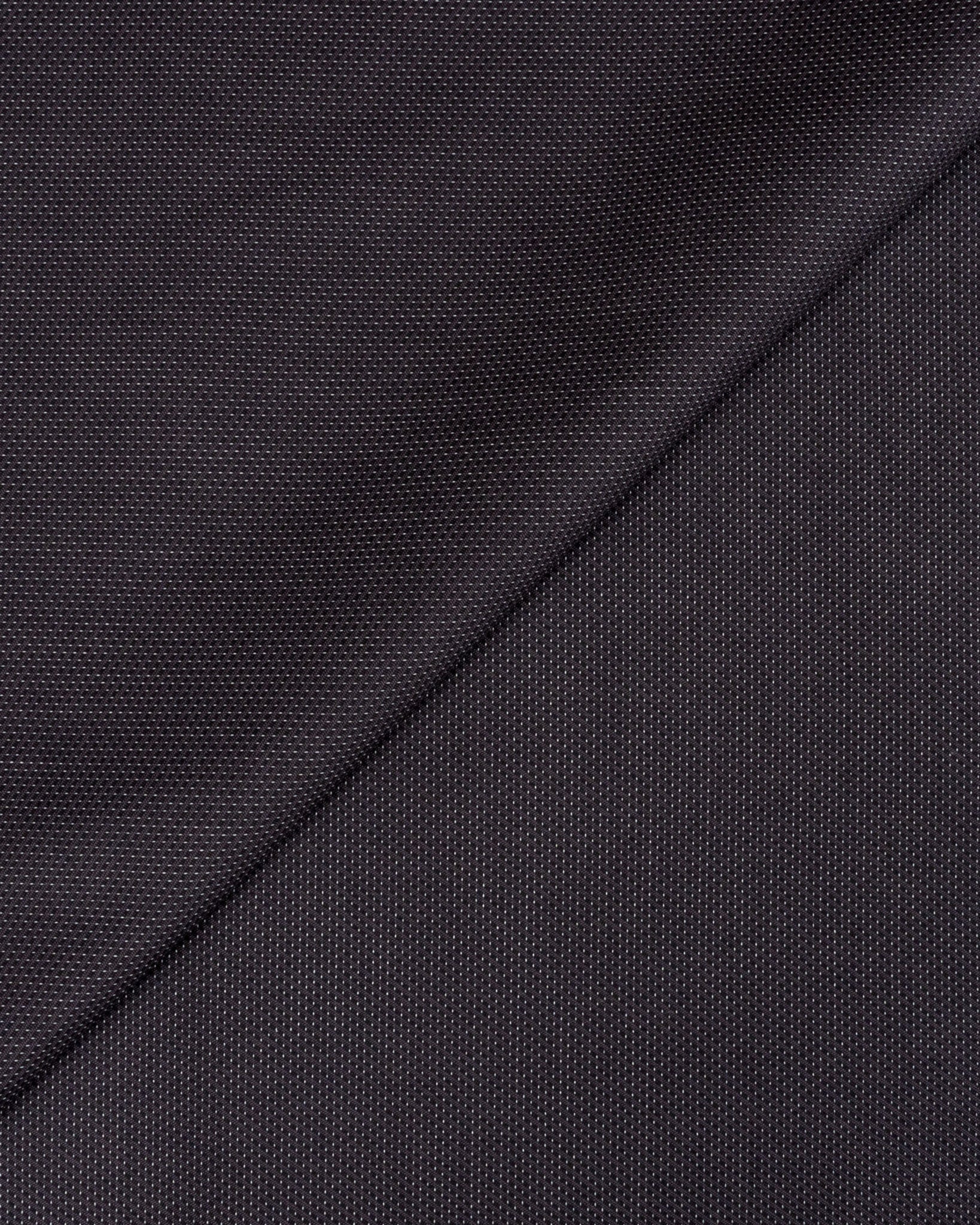 Luton Dark Brown Dobby Cotton Shirt MSC3291 - Yeossal & Co