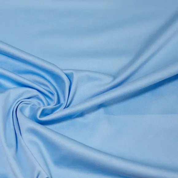 Markus Knit Crystal Blue Jersey Solid Plain Custom Shirt 2000.8717.1081 - Yeossal