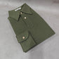 Military Green Stretch - Cotton Long Sleeves Polo Tee Shirt - SS115 - Yeossal & Co