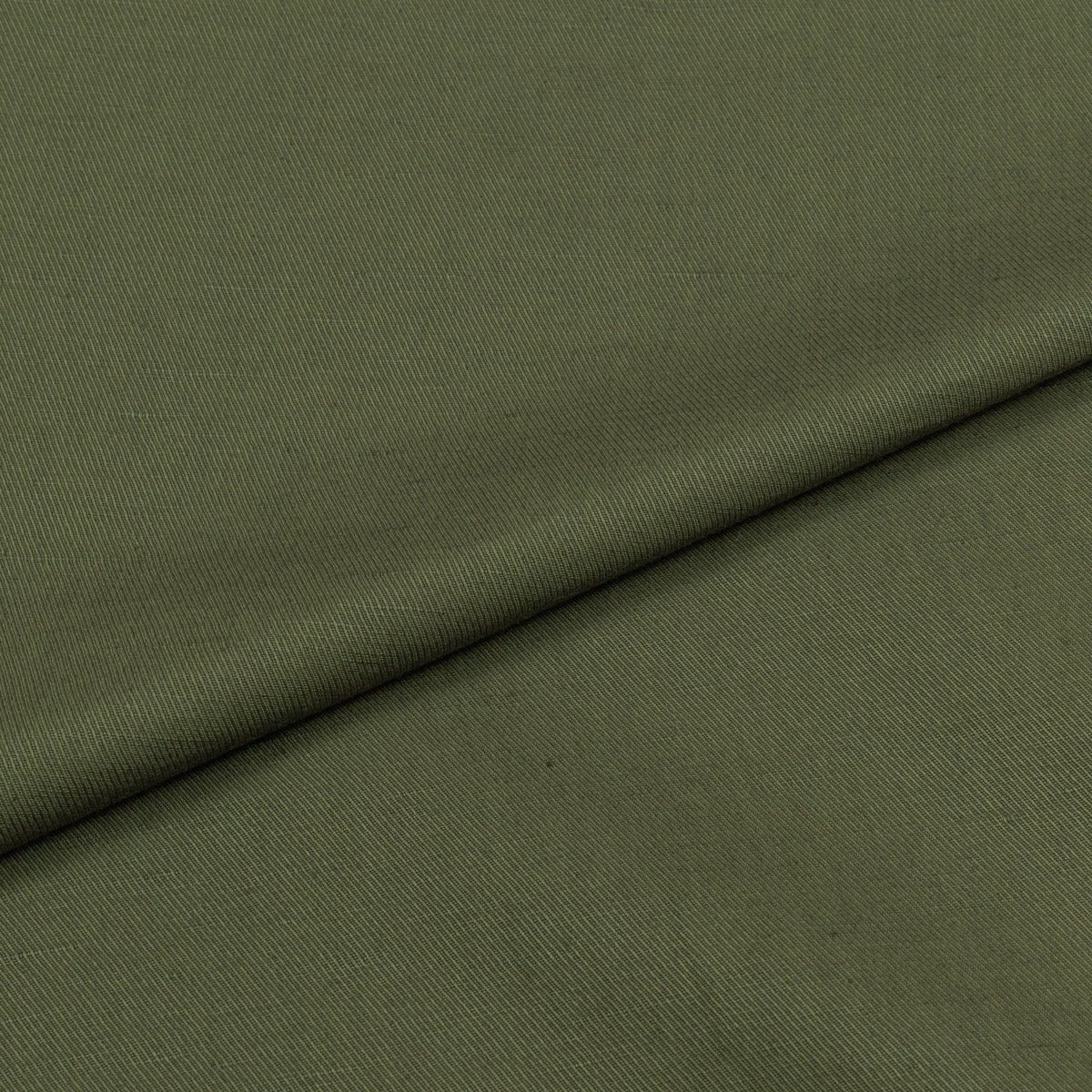 Monaco Olive Linen Blend Twill Shirt MSM0786 - Yeossal & Co