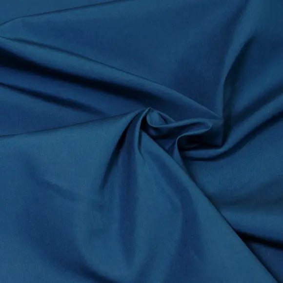 Organic Supraluxe Dark Blue Poplin Solid Plain 1 Custom Shirt 7753.1407.1726 - Yeossal