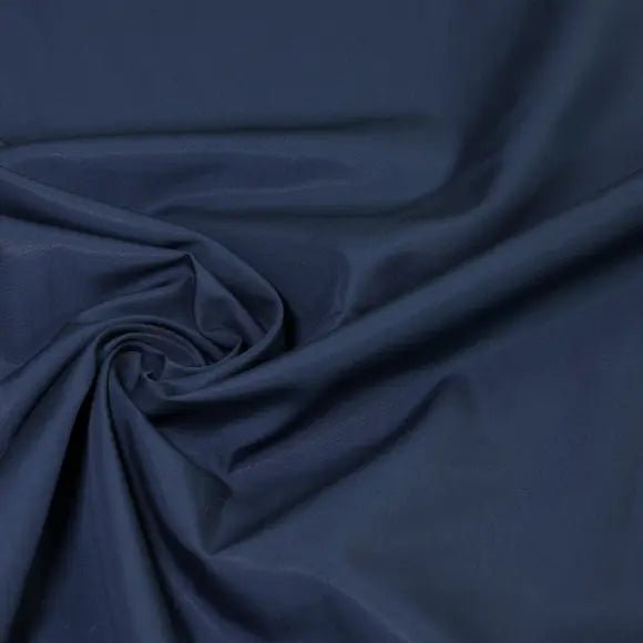 Organic Supraluxe Navy Poplin Solid Plain Custom Shirt 7753.1407.1093 - Yeossal