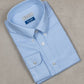 Oxford 120 Blue Stripes Cotton Shirt MFC0535 - Yeossal & Co