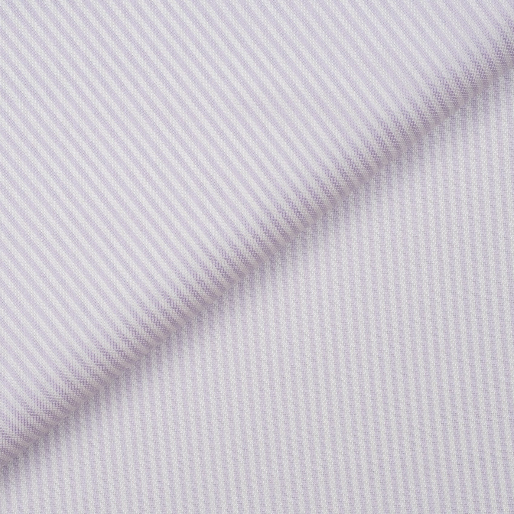 Oxford 120 Light Violet Stripes Stripes Cotton Shirt - Yeossal & Co