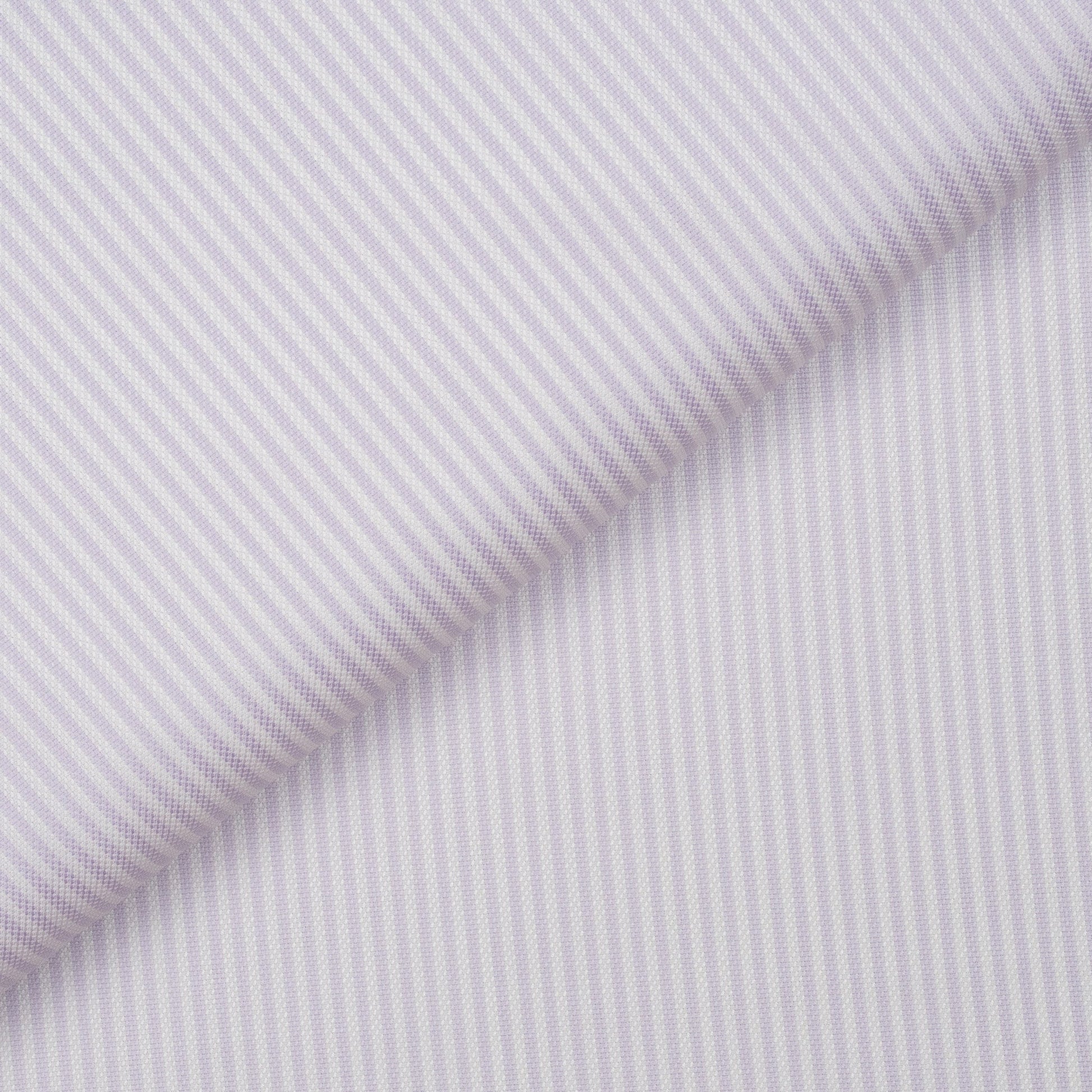 Oxford 120 Light Violet Stripes Stripes Cotton Shirt - Yeossal & Co