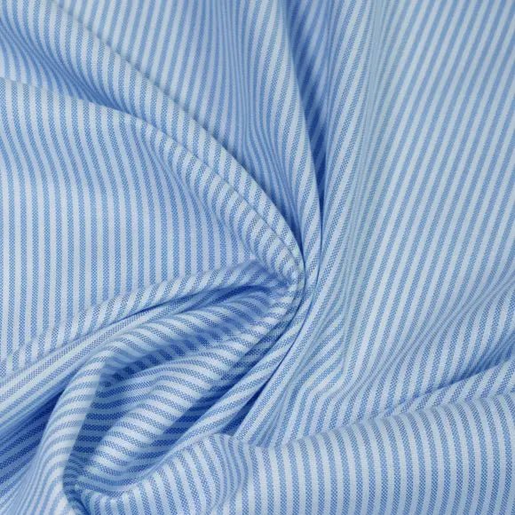 Oxford Light Blue Oxford Stripes Custom Shirt 7451.1920.400 - Yeossal