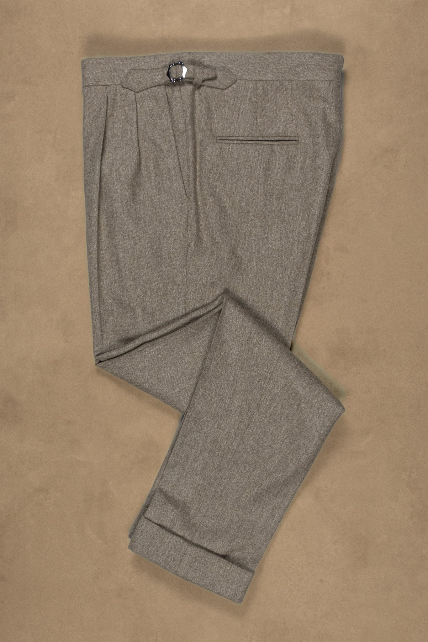 Rugby Flannel Wool Premieria Trousers - Yeossal & Co