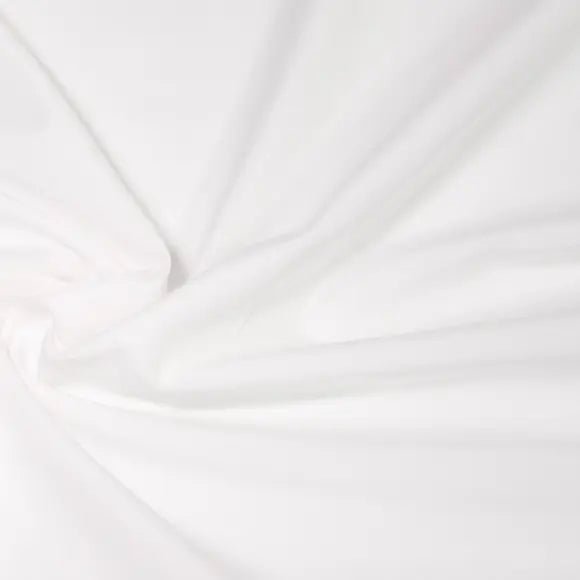 Salvatore Triplo White Poplin Solid Plain 2 Custom Shirt 7085.4125.1000 - Yeossal