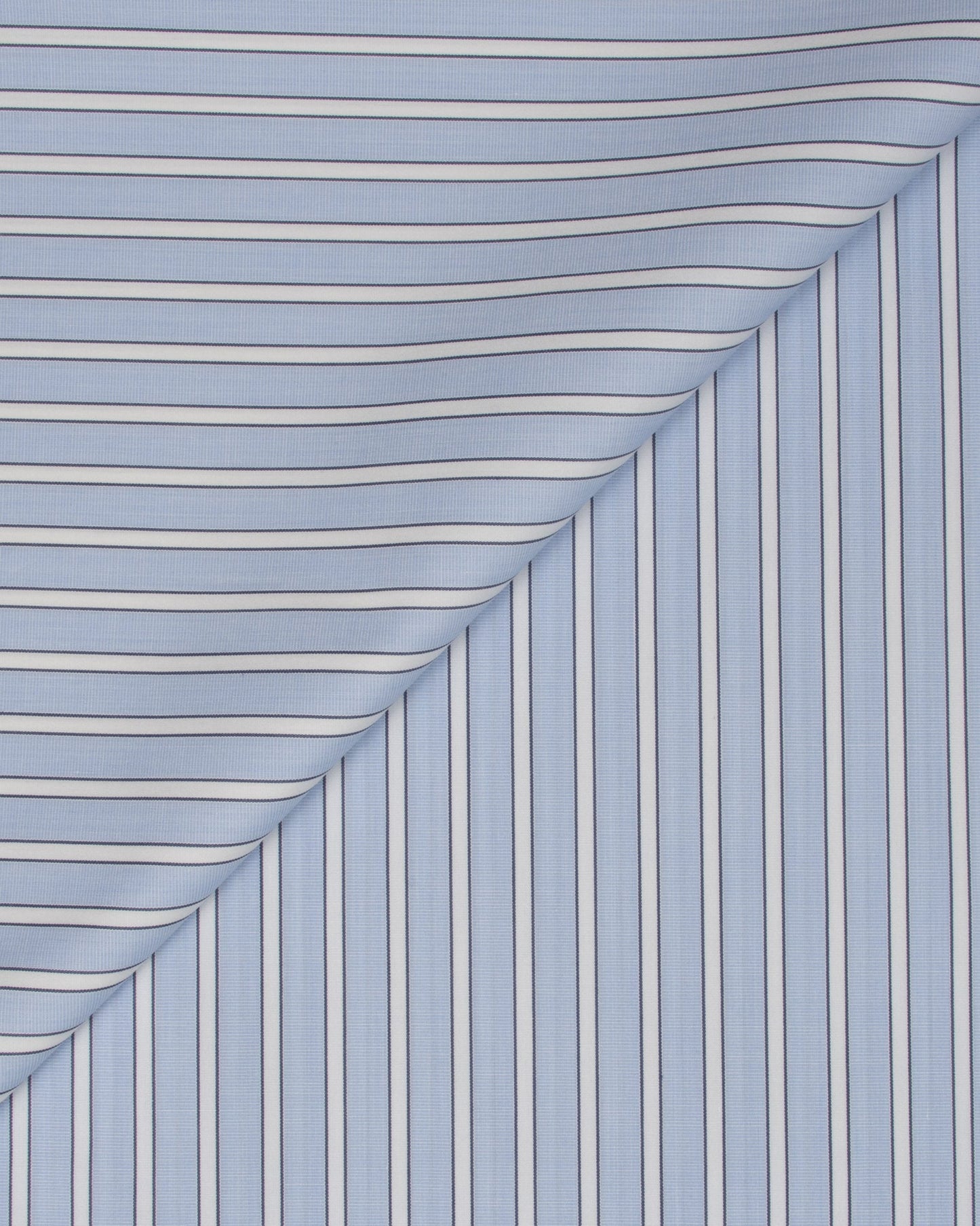 San Francisco Blue Stripe Poplin Cotton Shirt MSC3297 - Yeossal & Co