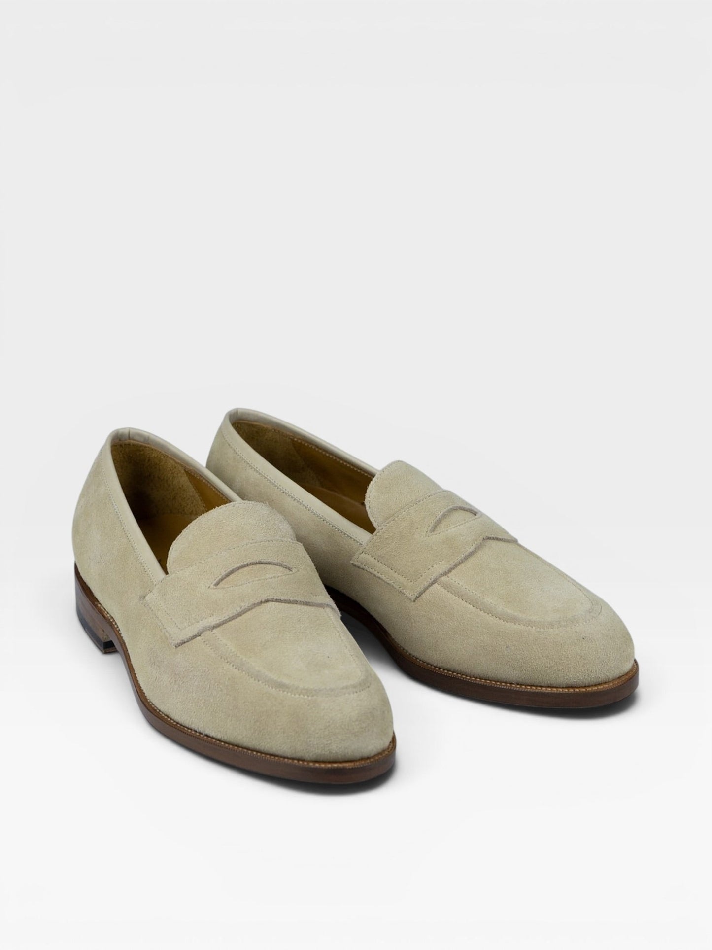 Santry Suede Goodyear Welted Penny Loafer - Yeossal