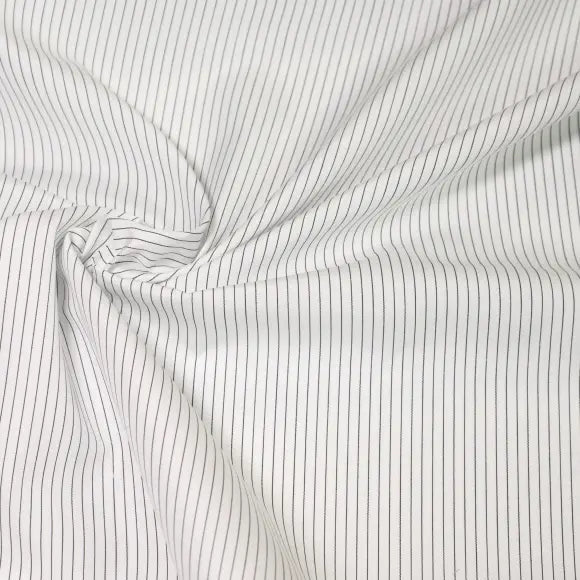 Sea Island Black Poplin Stripes 2 Custom Shirt 7089.9334.600 - Yeossal