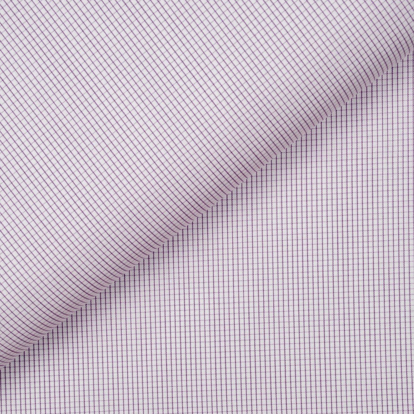 Boeing Popeline Violet Checks Cotton Shirt
