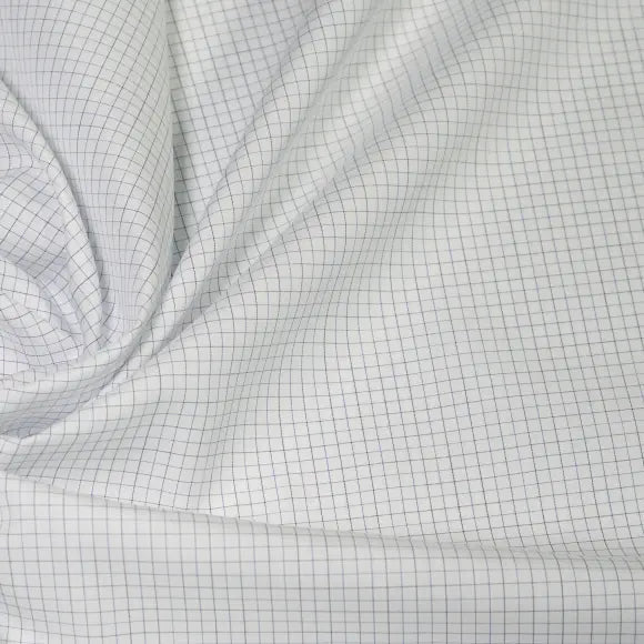 Soyella Duecento Light Blue Poplin Check 1 Custom Shirt 7079.7339.194 - Yeossal