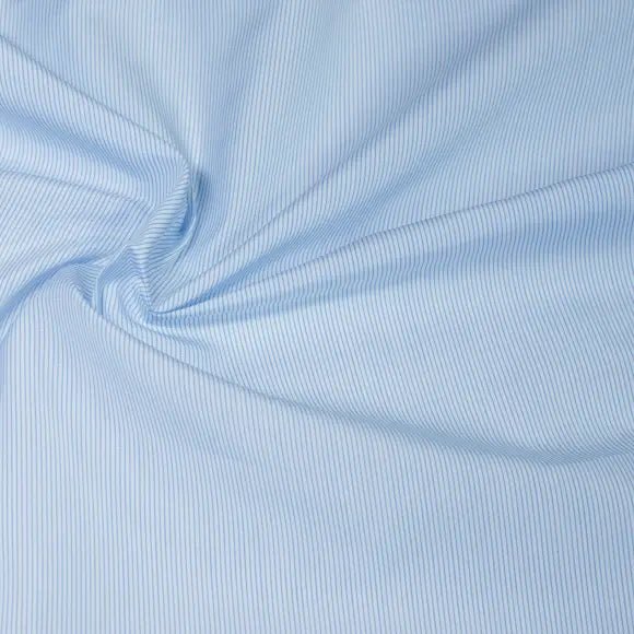 Soyella Duecento Light Blue Poplin Check 3 Custom Shirt 7079.8421.400 - Yeossal