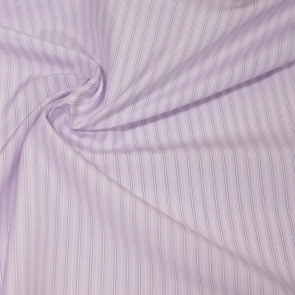 Soyella Lilac Poplin Stripes 3 Custom Shirt 7056.9262.900 - Yeossal