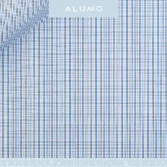 Superior Multicolor Poplin Check 2 Custom Shirt 7052.9302.440 - Yeossal