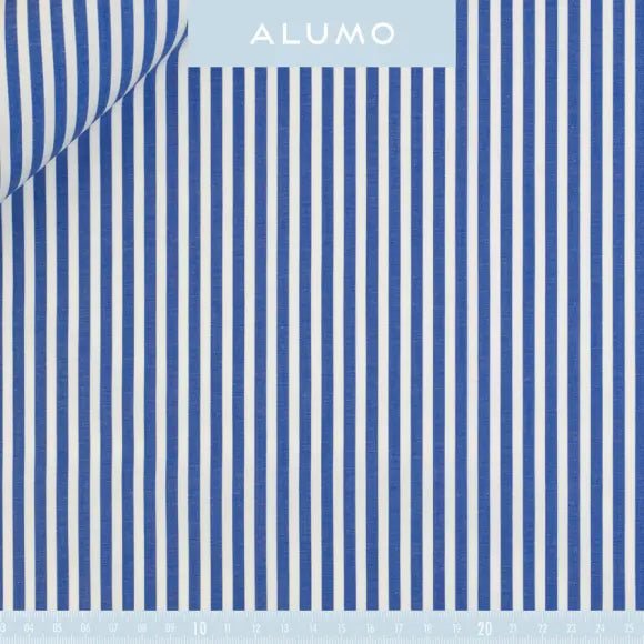 Superior Stretch Dark Blue PoplinStripes Custom Shirt 7252.9324.401 - Yeossal