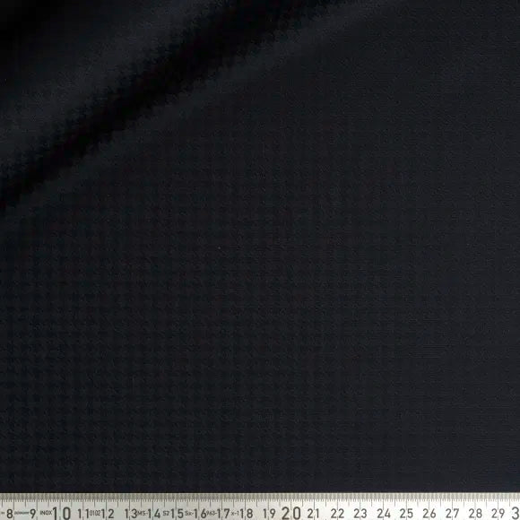 Supraluxe Dobby Black Jacquard Solid Plain Structured 2 Custom Shirt 7053.7799.699 - Yeossal