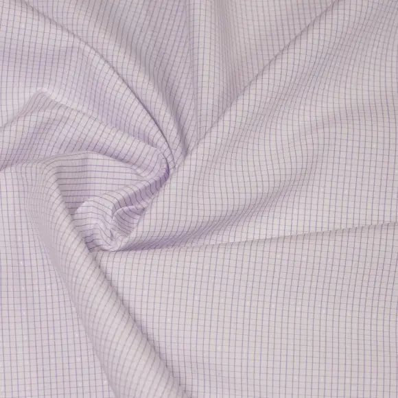 Supraluxe Premio Lilac Dobby/Structured Check Custom Shirt 7054.9299.900 - Yeossal