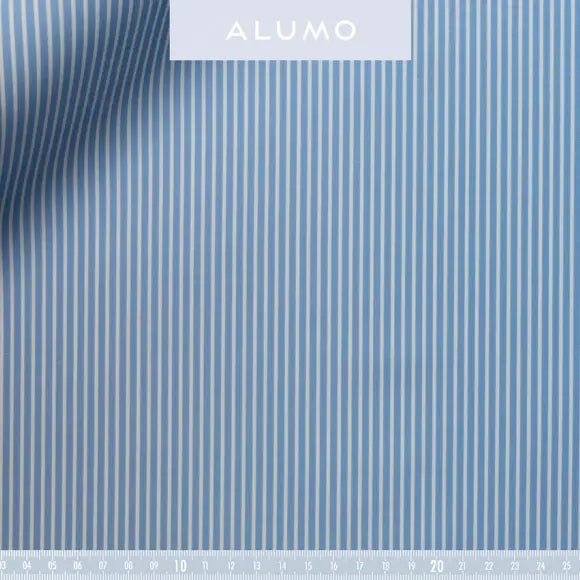 Supraluxe Voyage Light Blue Poplin Stripes Custom Shirt 7514.7969.256 - Yeossal