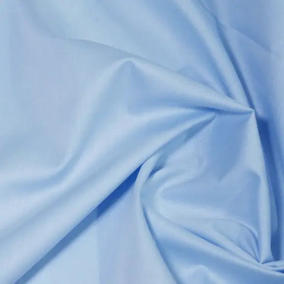 Suprastretch Twill Light Blue Twill Solid Plain Custom Shirt 7654.7872.400 - Yeossal