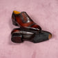 Duke Misty Brown Patina Leather Shoes / SG65 / UK 6E