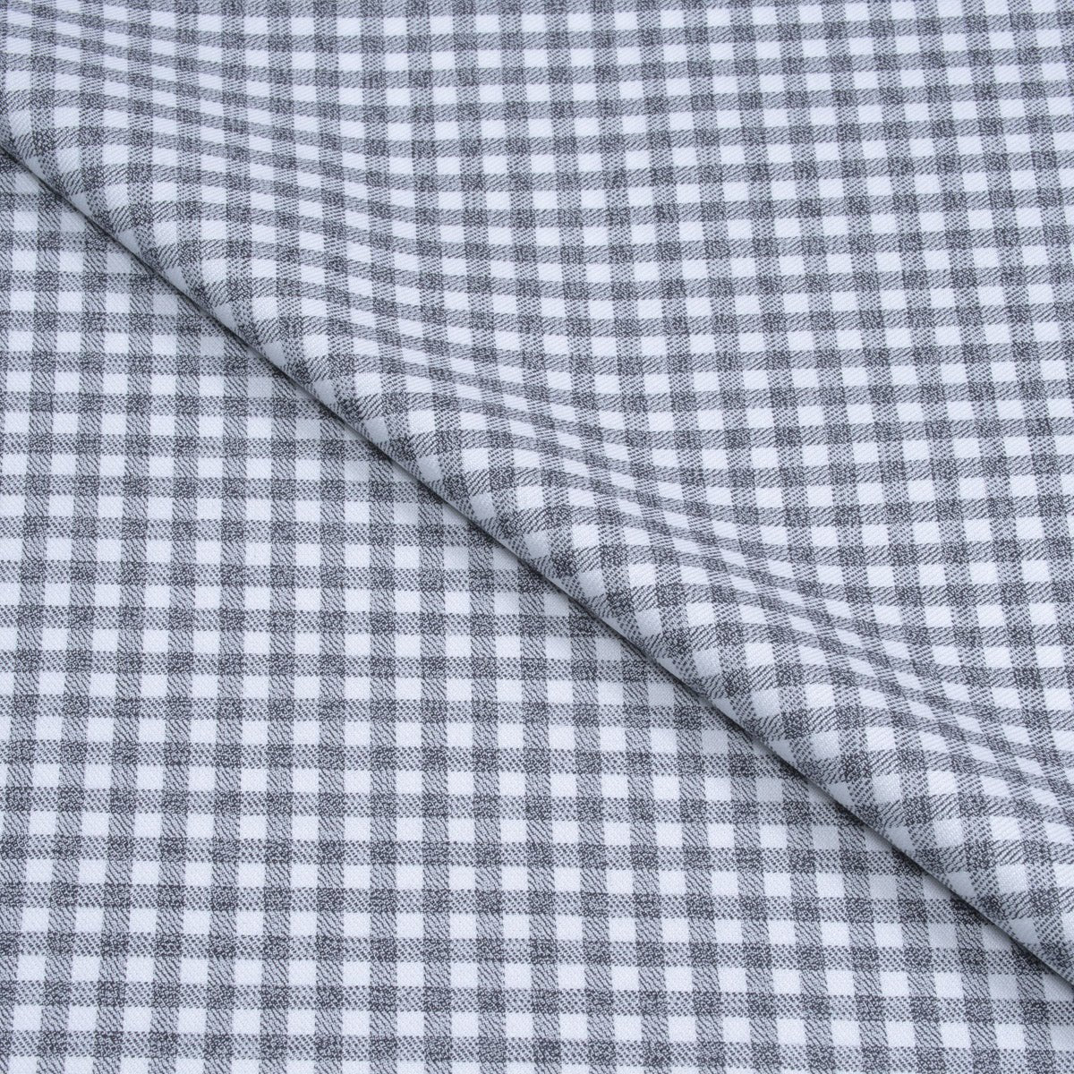 Tacoma Grey Checks Dobby Shirt - Yeossal & Co