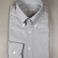 Thomas Mason Grey Stripes American Oxford Cotton Shirt MSC1743 - Yeossal & Co