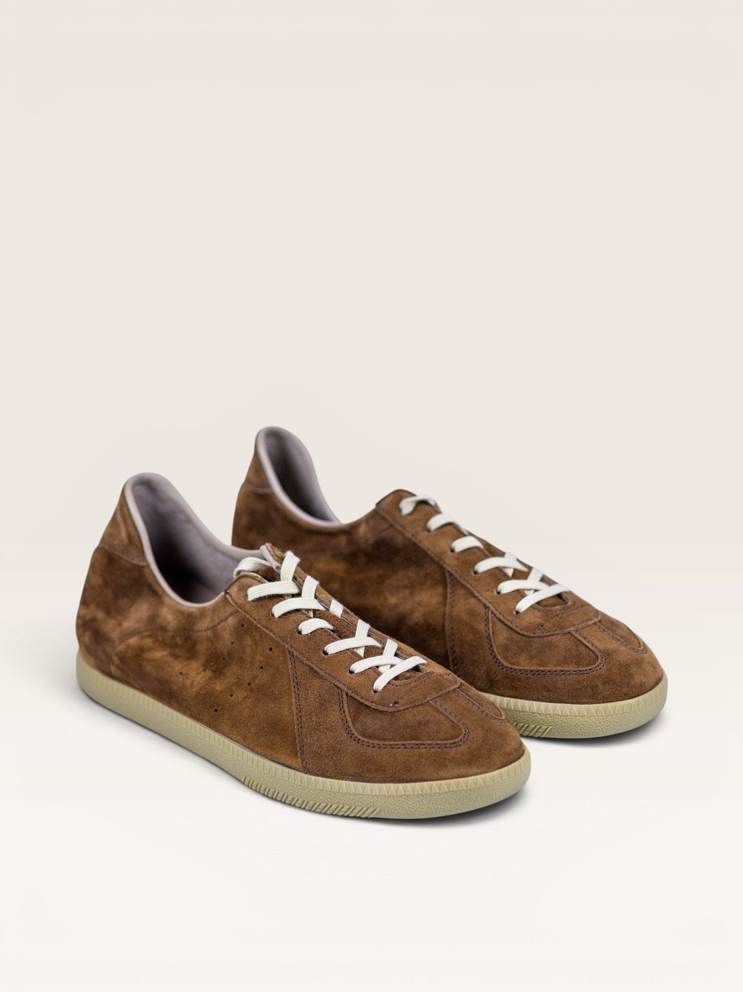 Tobacco Brown Suede Unlined GAT Sneakers - Yeossal