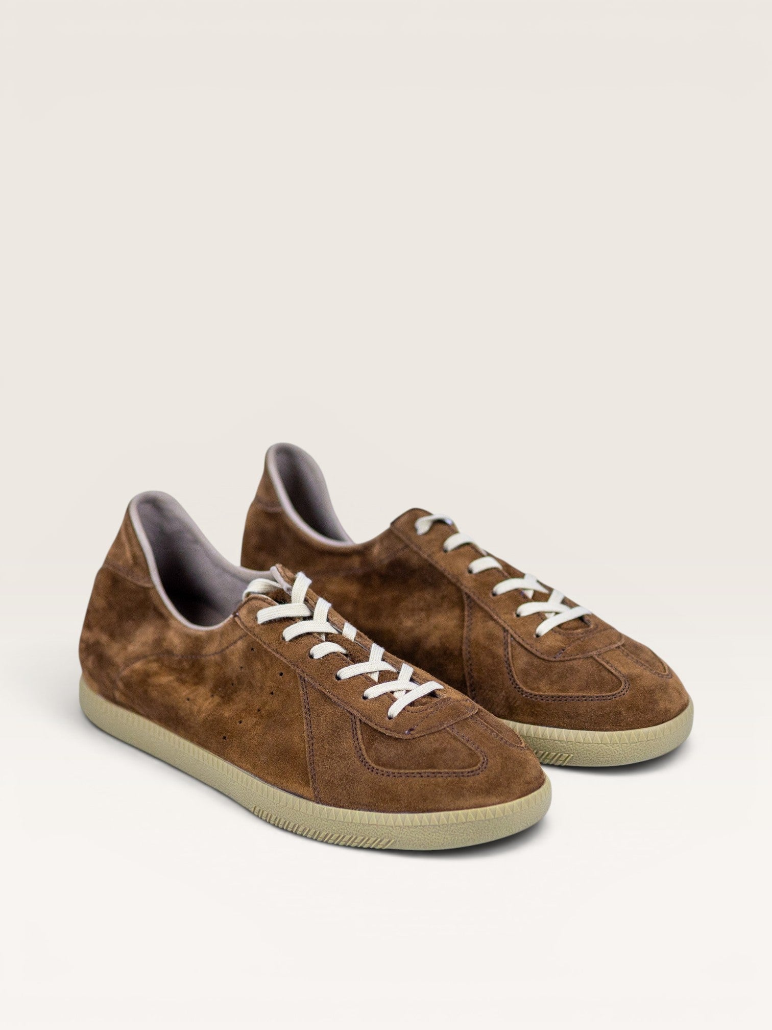 Tobacco Brown Suede Unlined GAT Sneakers - Yeossal