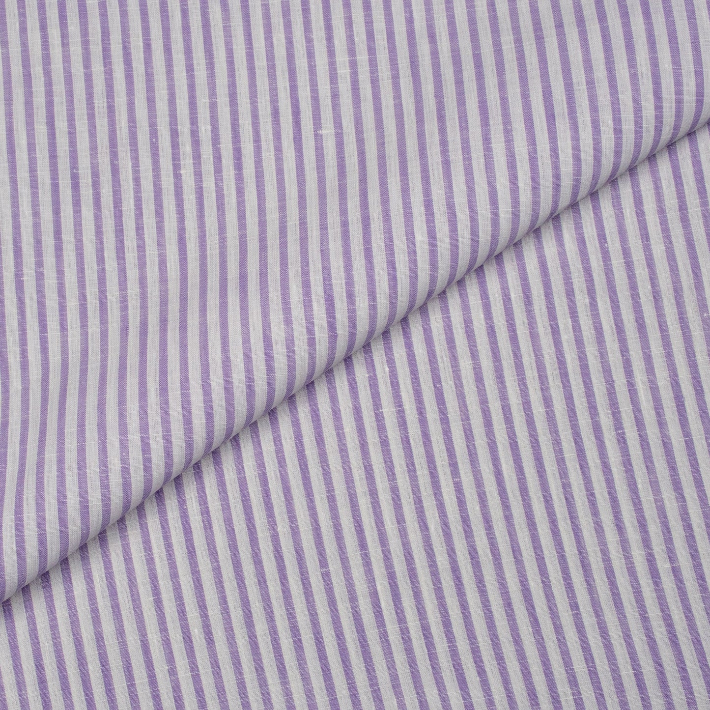 Top Lino 90 Purple Stripes Linen Shirt - Yeossal & Co