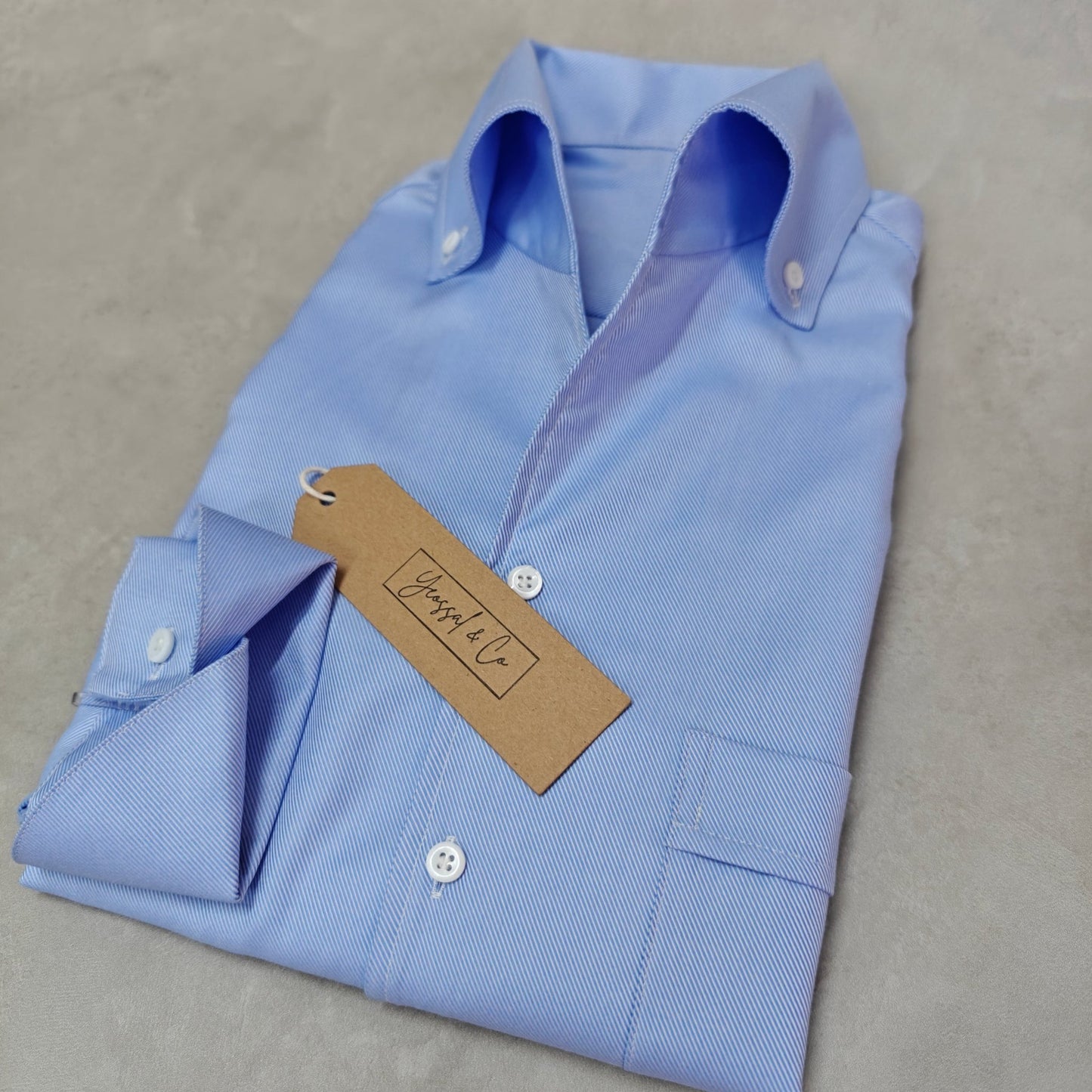 Twill Cotton Long Sleeves Shirt - SS101 - Yeossal & Co