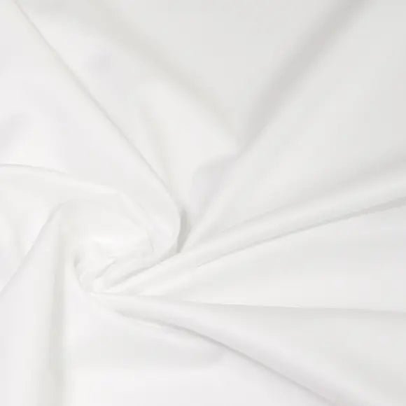 Twill Silvano White Twill Solid Plain 2 Custom Shirt 7369.9330.1000 - Yeossal