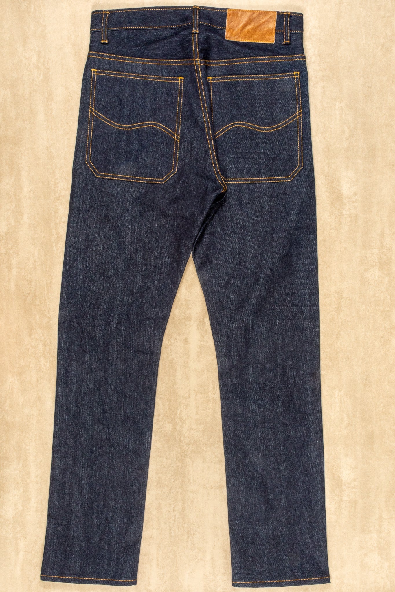 Two - tone Stretch Workman Selvedge Jeans - Yeossal & Co