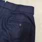 VBC Navy Melange Flannel Trousers - ST145 - Yeossal & Co