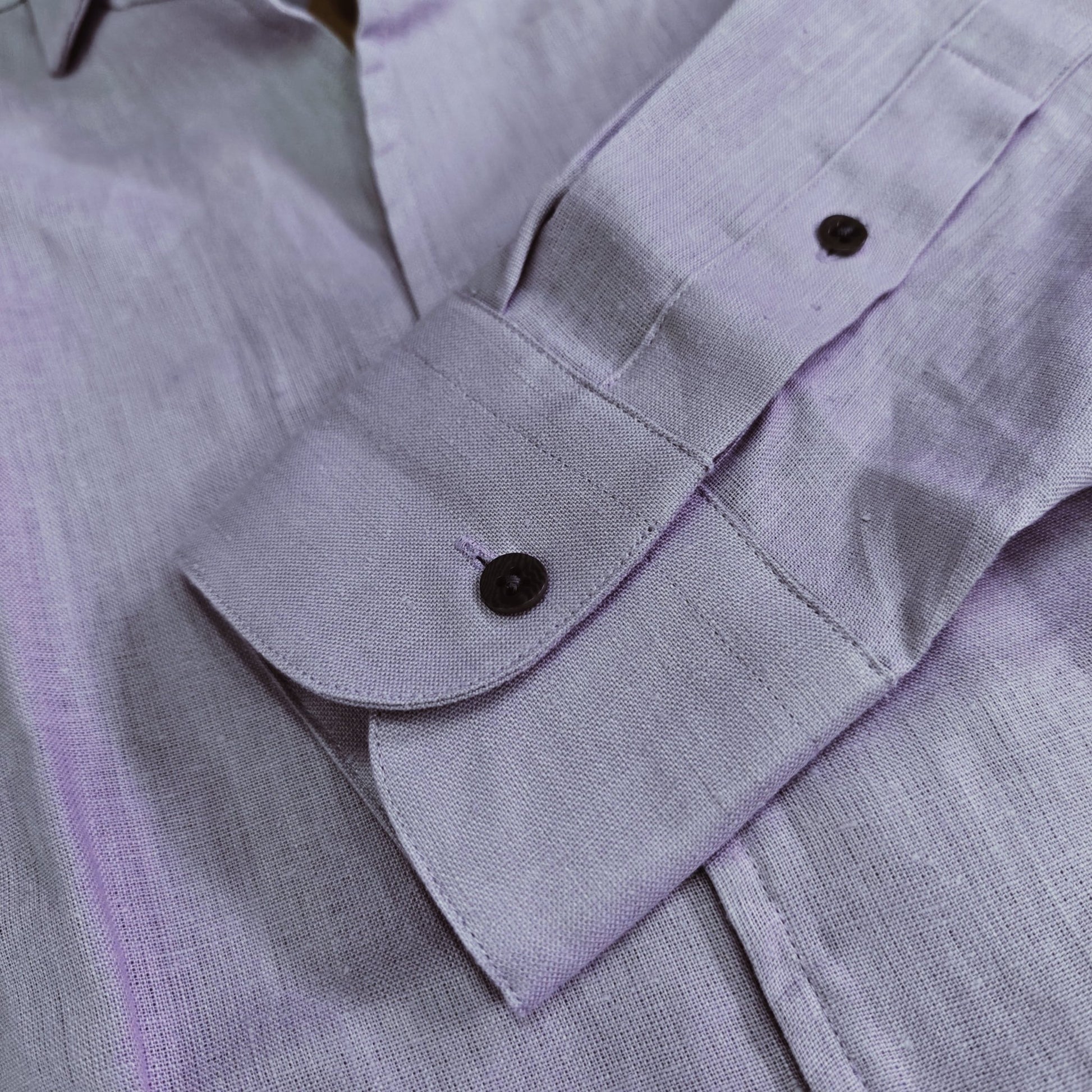 Violet Linen Long Sleeves Shirt - SS108 - Yeossal & Co