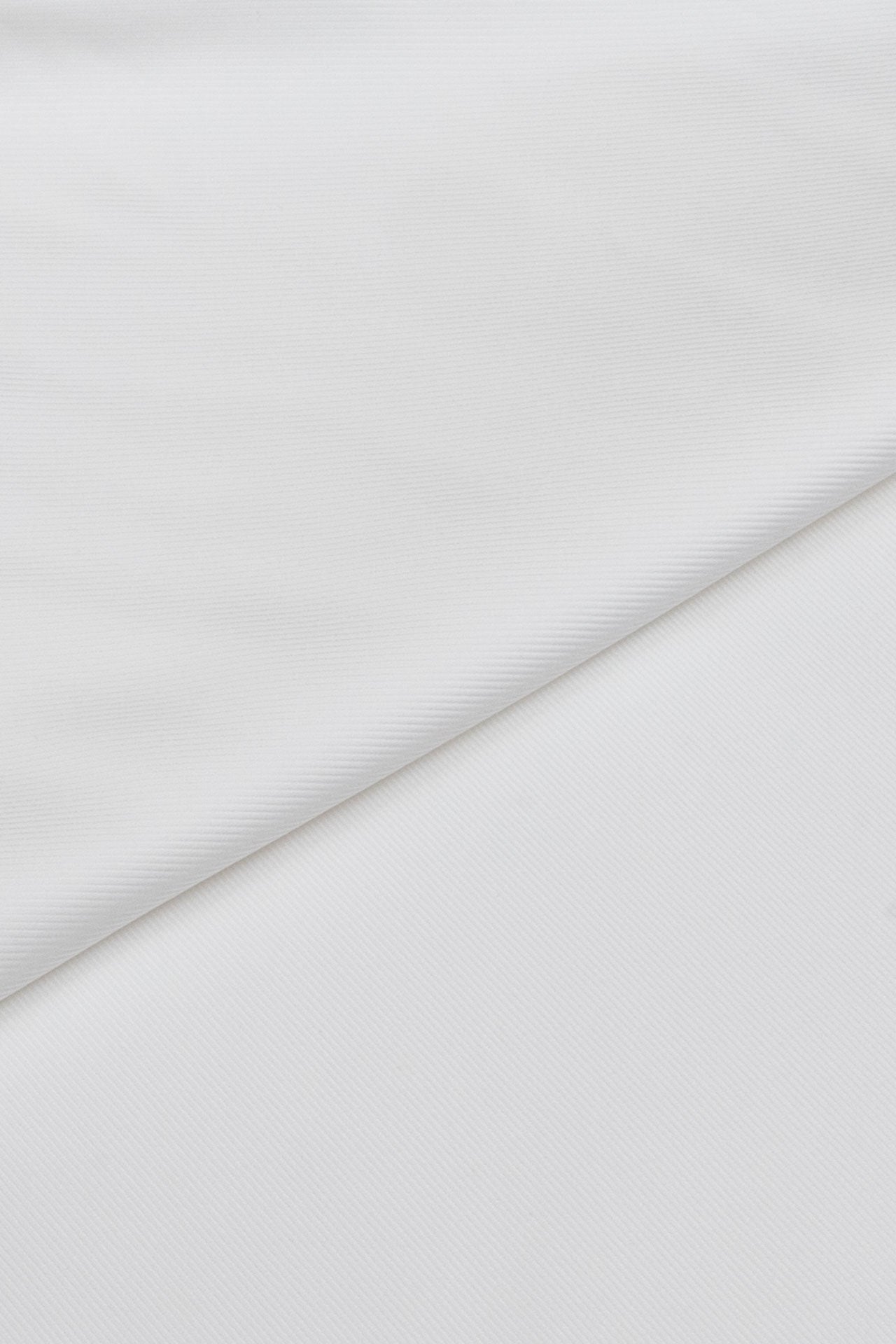 White Giza Cotton Twill Shirt MSC3202 - Yeossal & Co