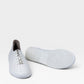 White Leather Unlined GAT Sneakers - Yeossal