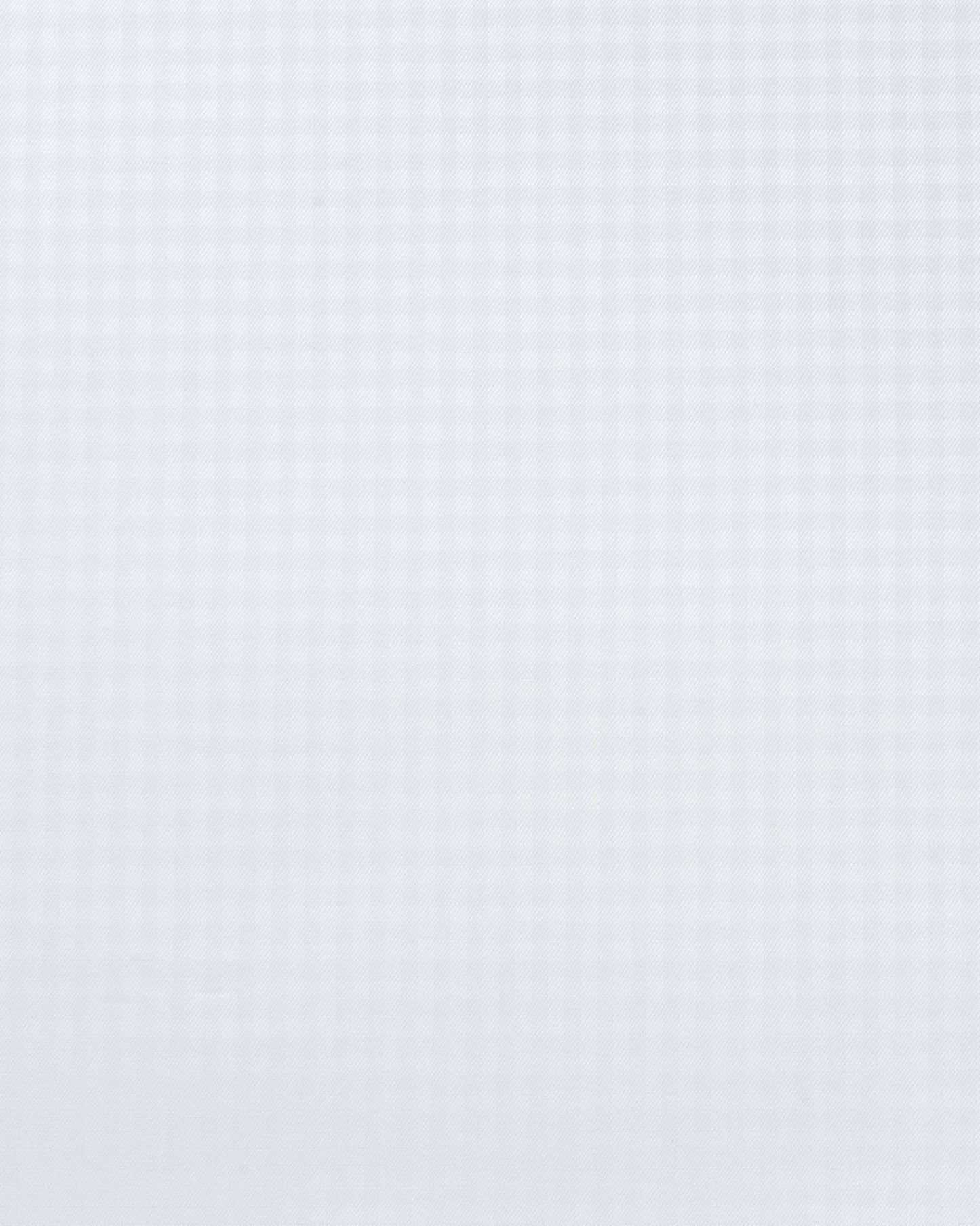 White Small Checks Twill Cotton Custom Shirt MSC3097 - Yeossal & Co