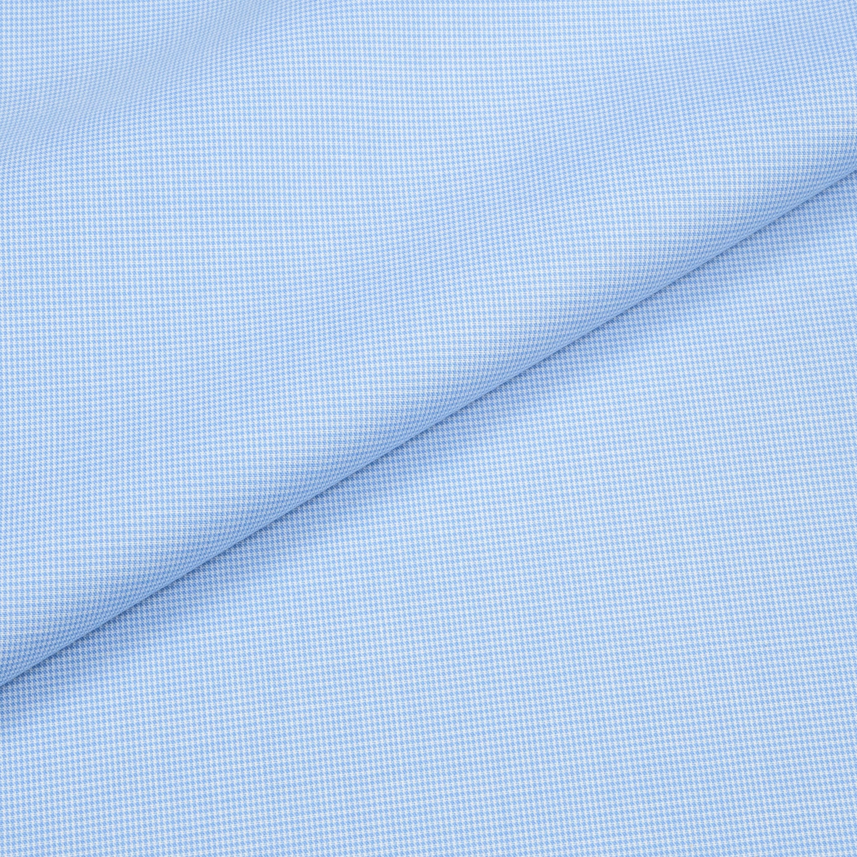 Blue Nailshead Cotton Shirt
