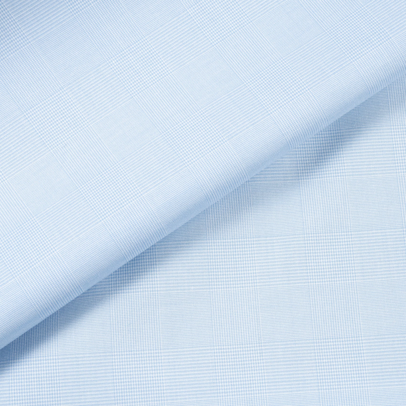 Light Blue Plaid Cotton Shirt MFC2302