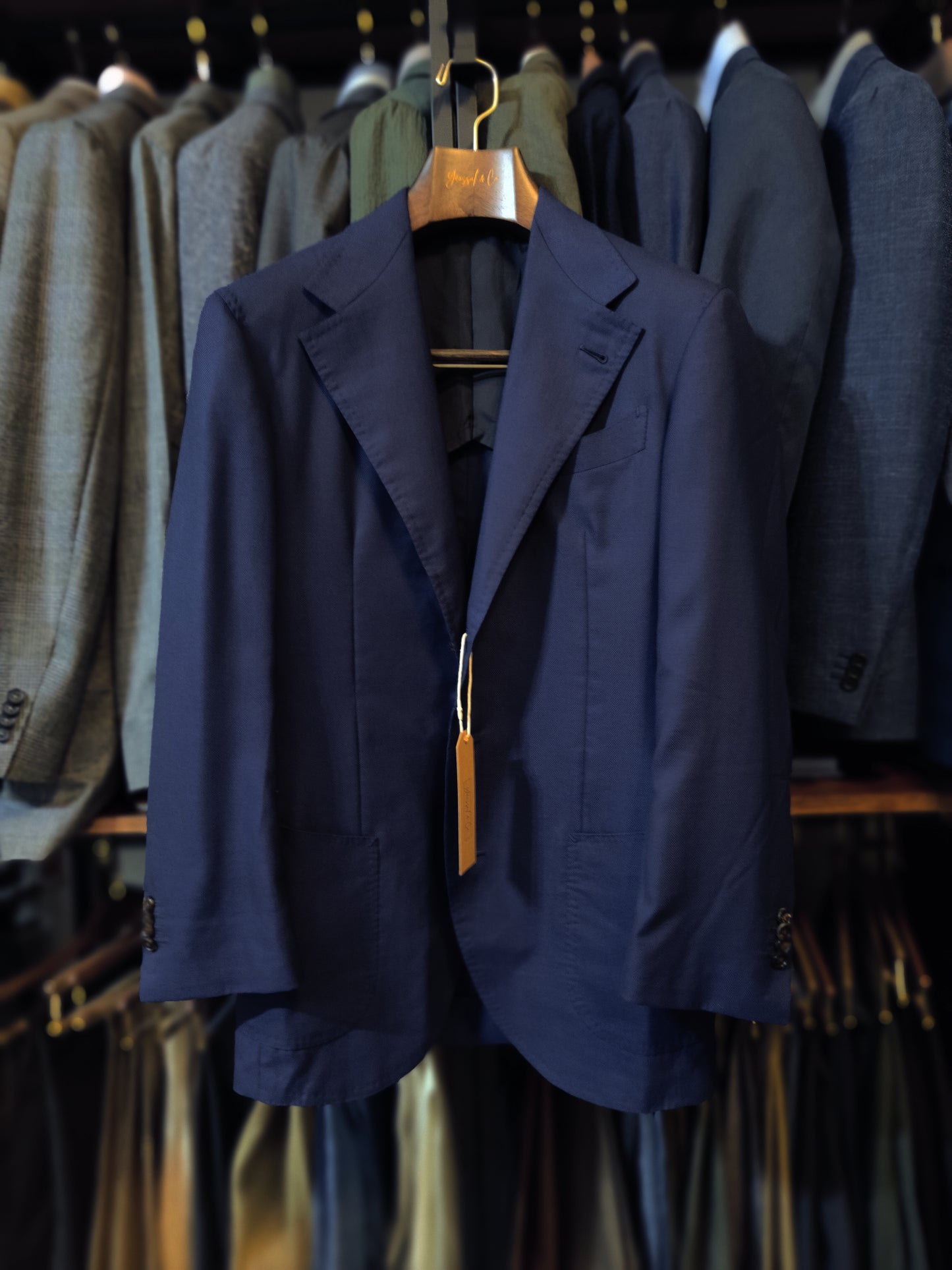 [Sample] Ermenegildo Zegna Navy Blue Jacket - SJ034