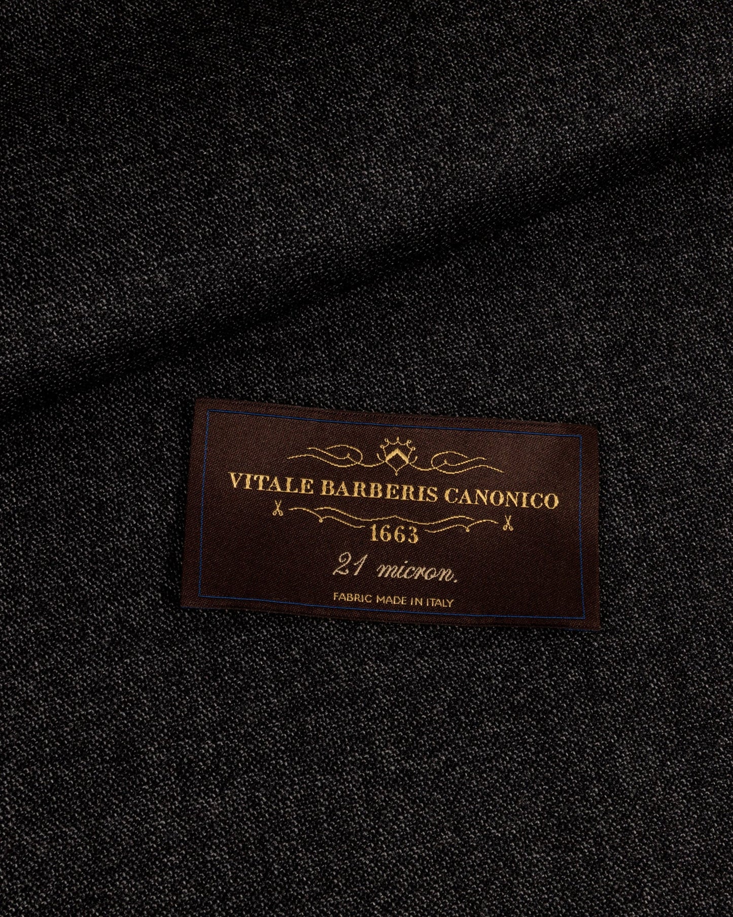 21 Micron Superbio Dark Grey Plain Custom Wool Trousers MMW0023 - Yeossal & Co