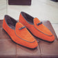 Leonie Suede Loafer With Tie