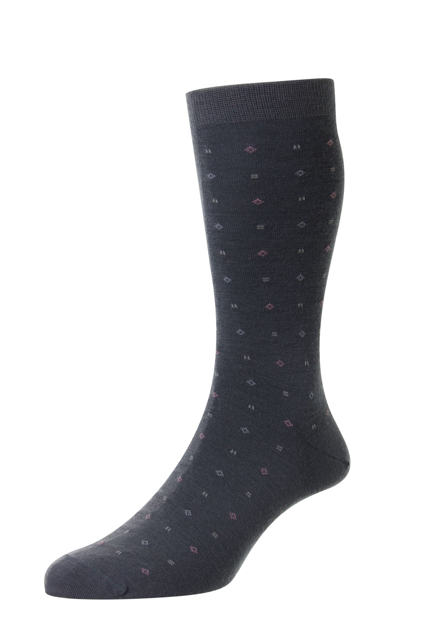 Lewisham Motif Merino Wool Socks
