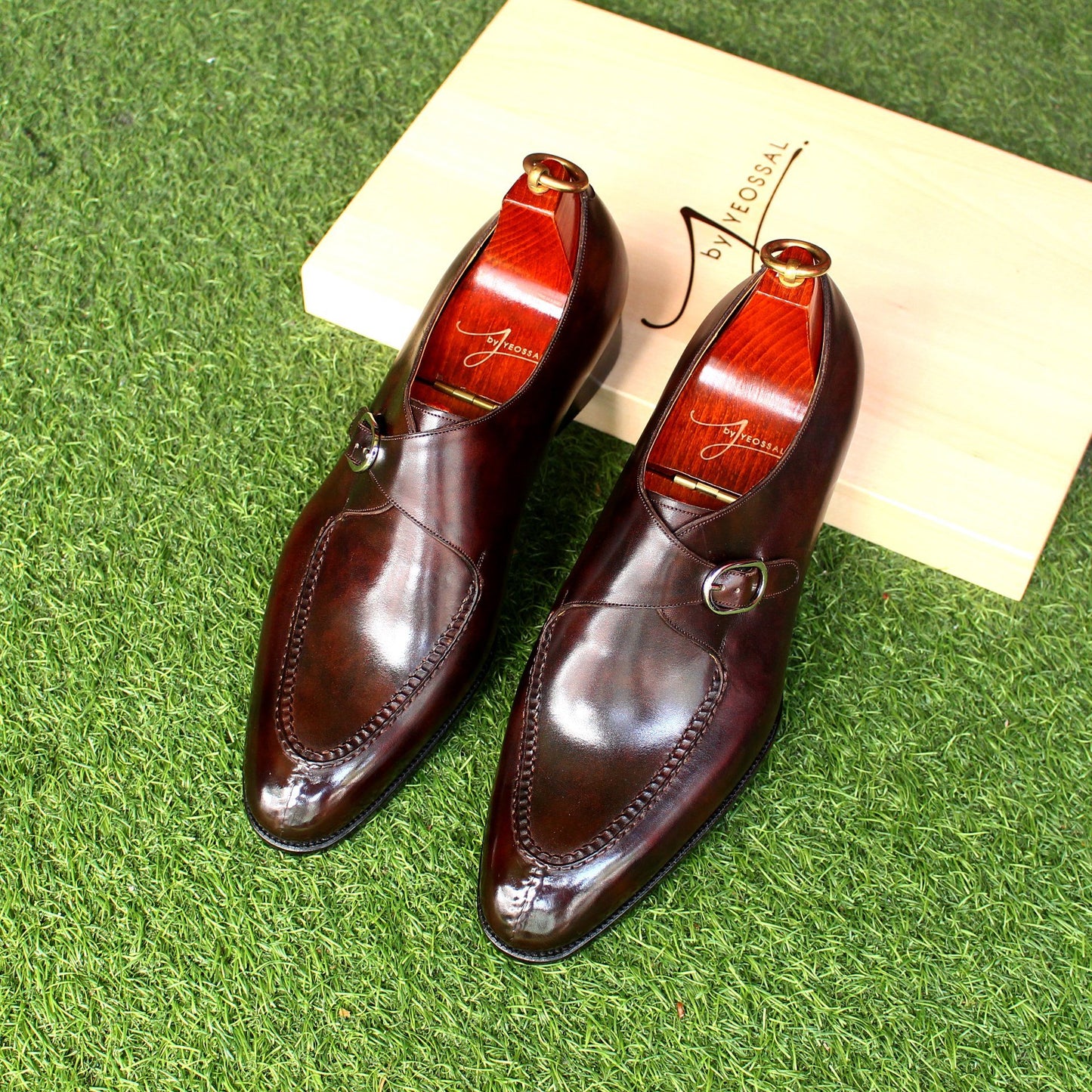 Ardmore Split-Toe Single Monk Shoes