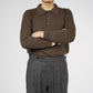 Knitted Cashmere Blend Polo Long Sleeve