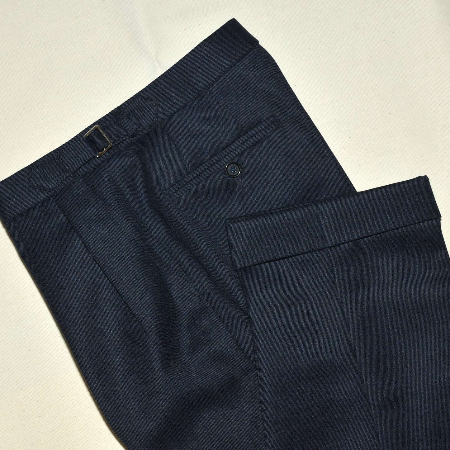 [Sample] Vitale Barberis Canonico for Drapers Covert Twill Trousers  - ST058