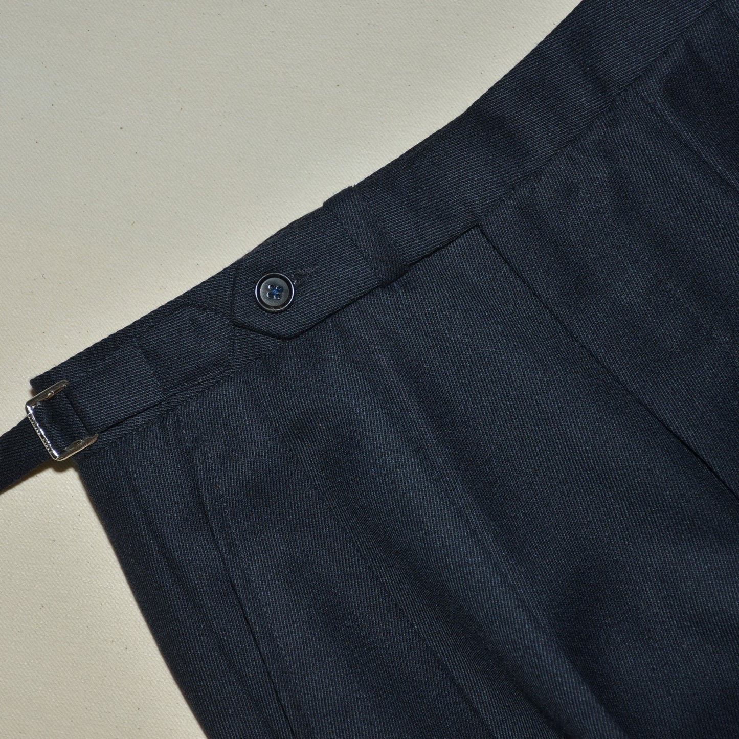 [Sample] Vitale Barberis Canonico for Drapers Covert Twill Trousers  - ST058